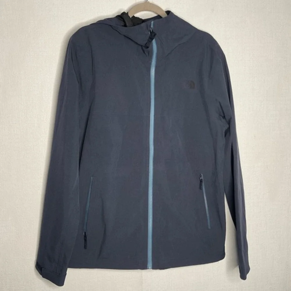 The North Face Windbreaker Men's Medium West Basin DryVent Jacket Aviator Navy M